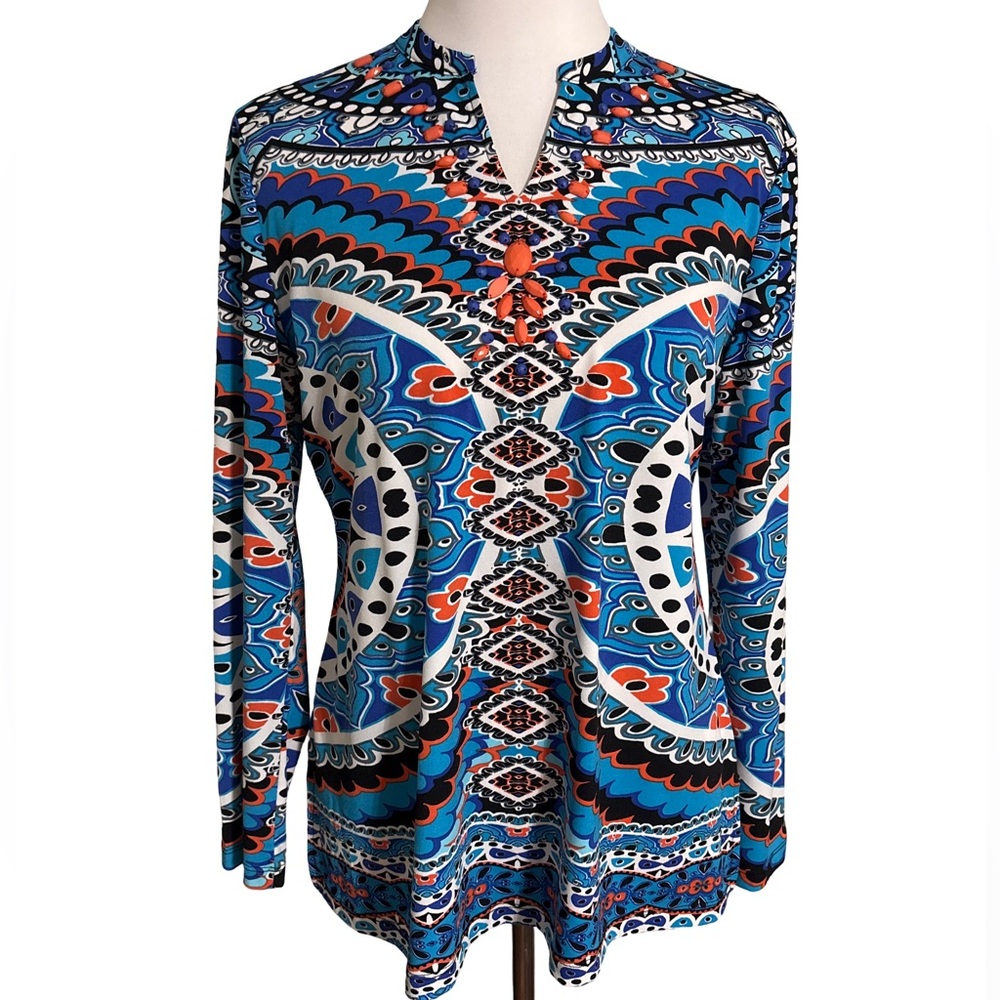Madison Blouse Multicolor Patterned